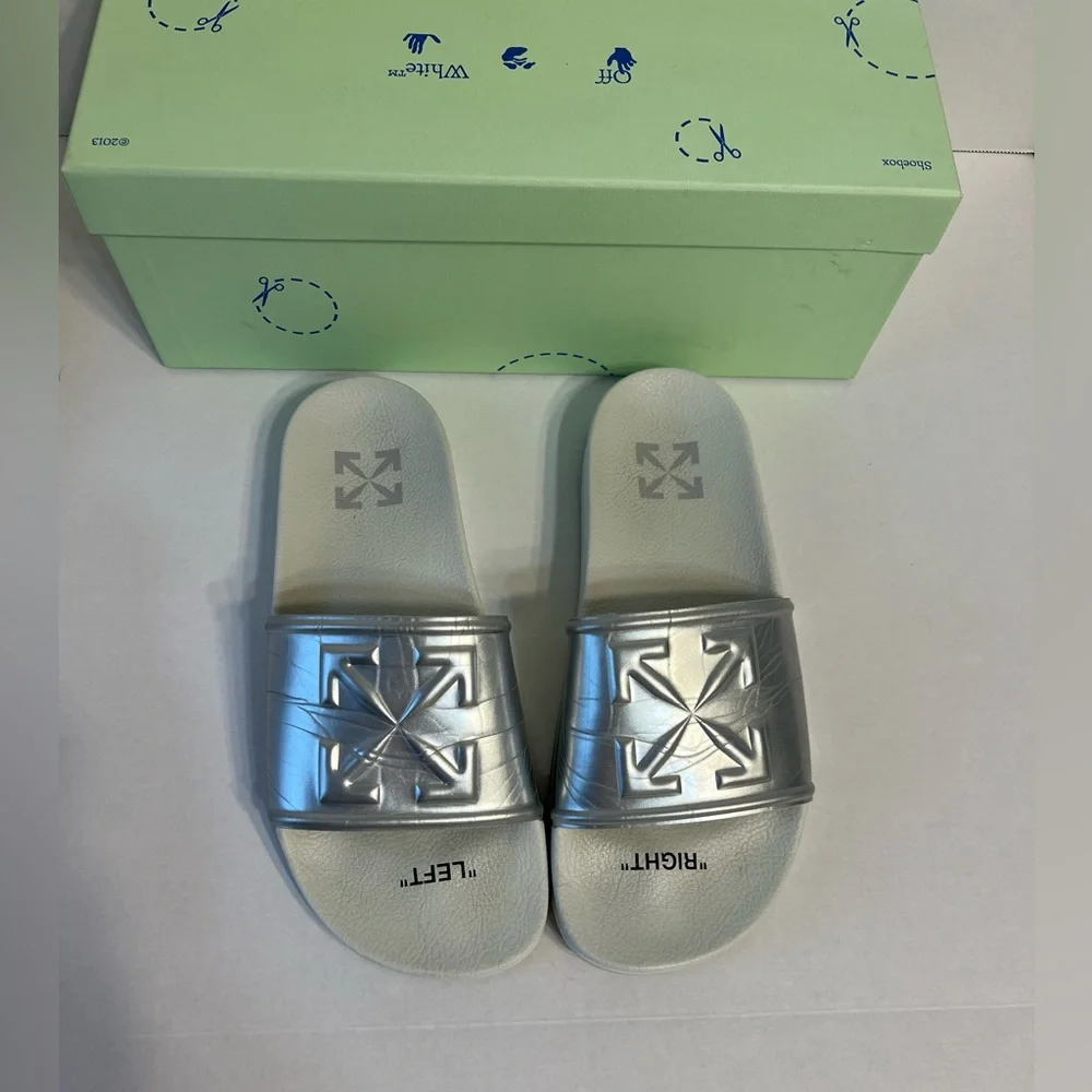 Off-white mirror slides size men’s US 8 EU 41 women’s size‎ 11